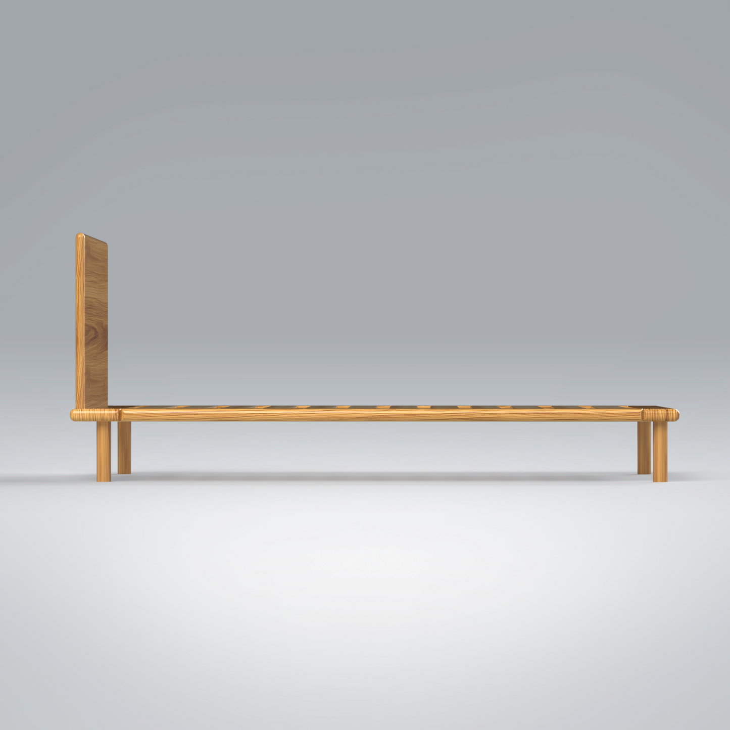 Platform Bed No. 4 with Headboard