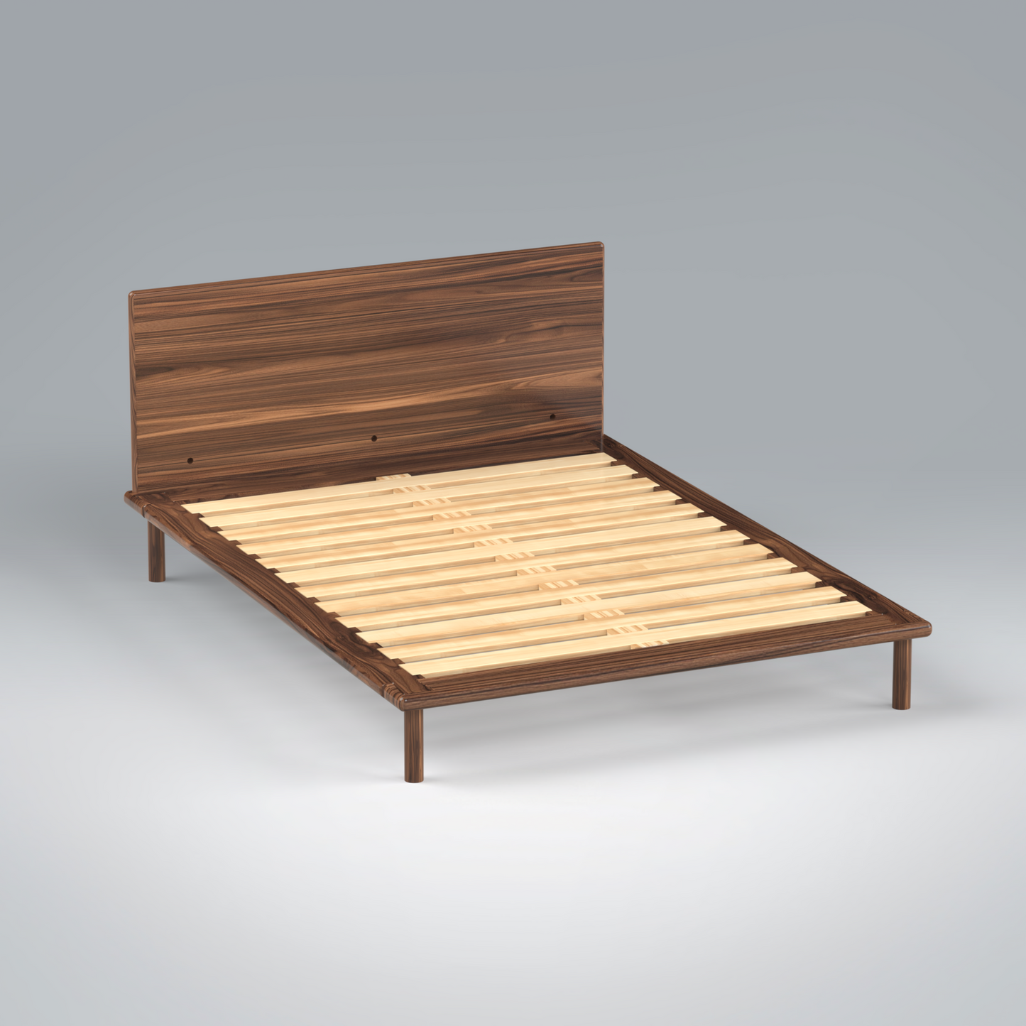 Platform Bed No. 4 with Headboard