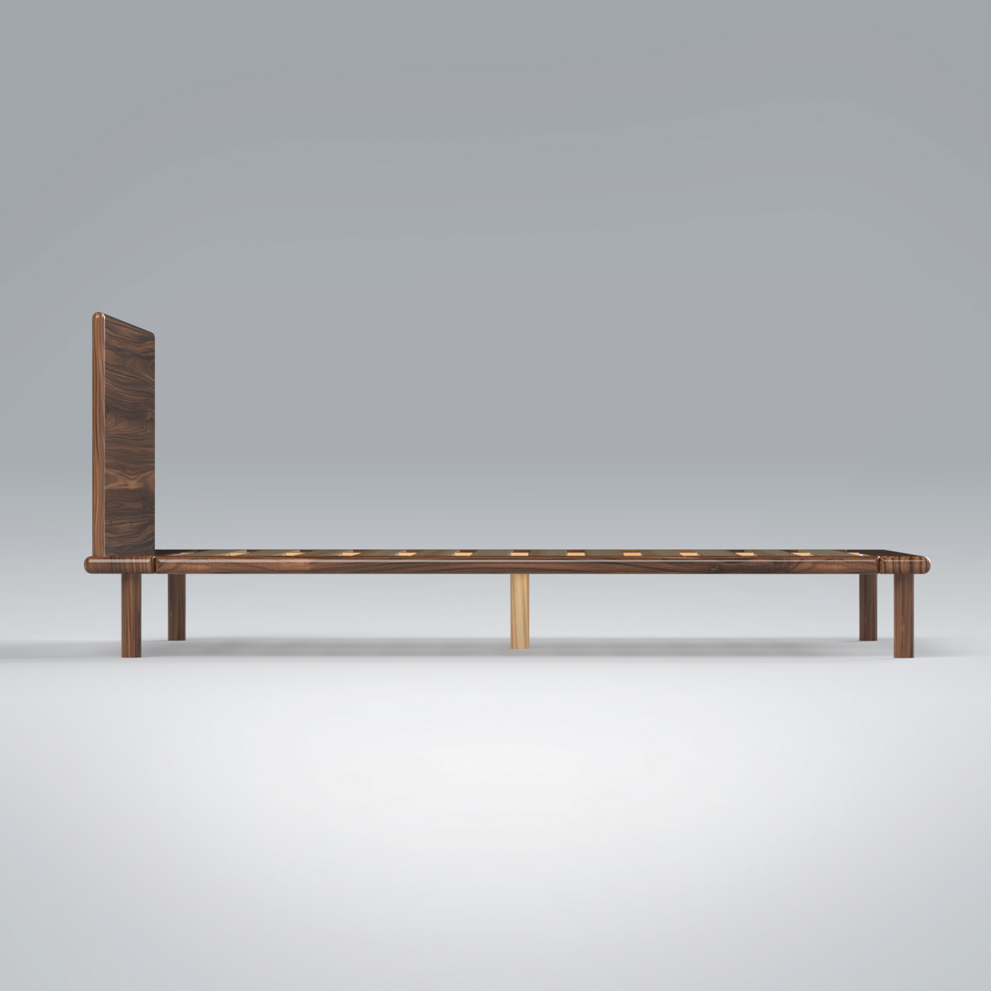 Platform Bed No. 4 with Headboard