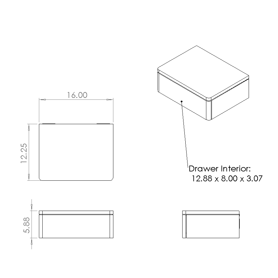 Floating Nightstand