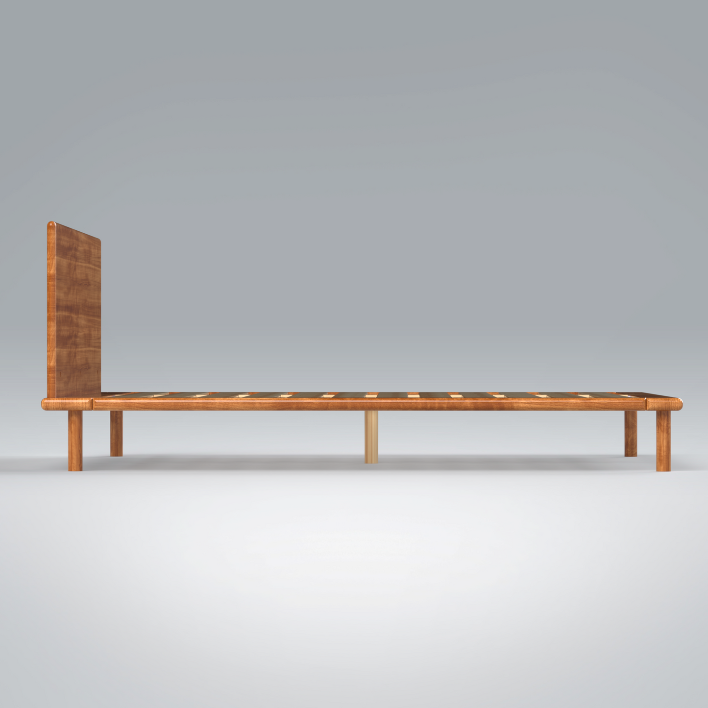 Platform Bed No. 4 with Headboard