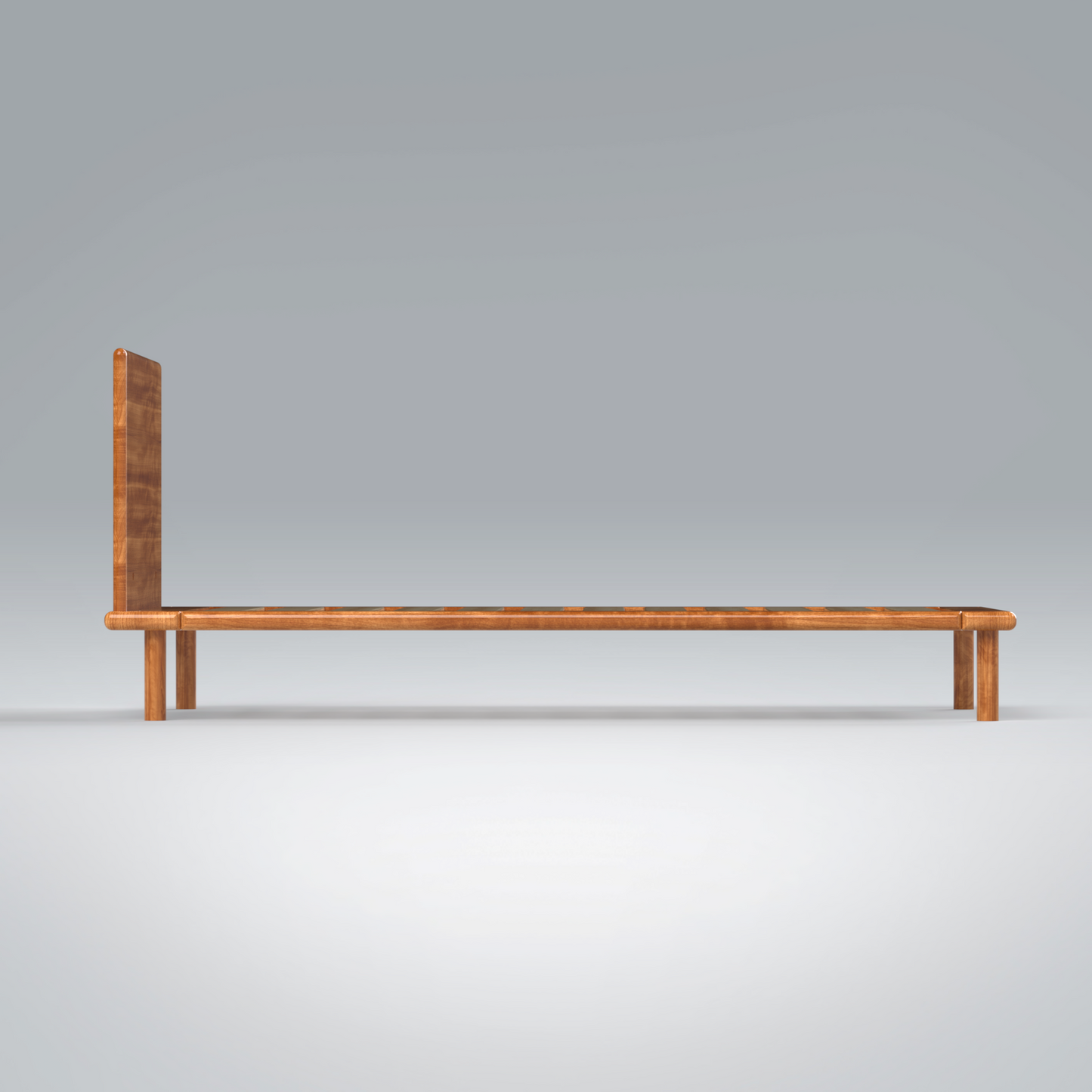 Platform Bed No. 4 with Headboard