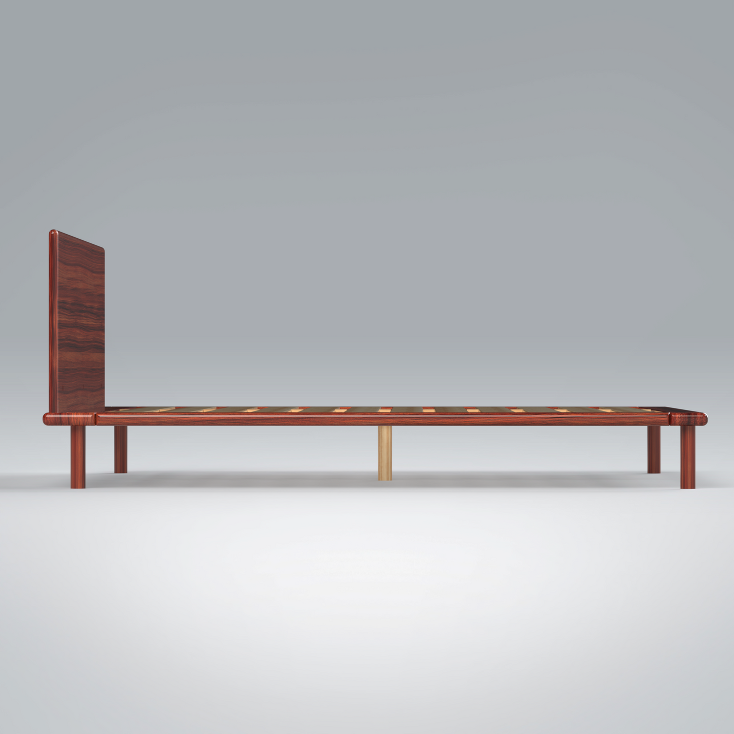 Platform Bed No. 4 with Headboard