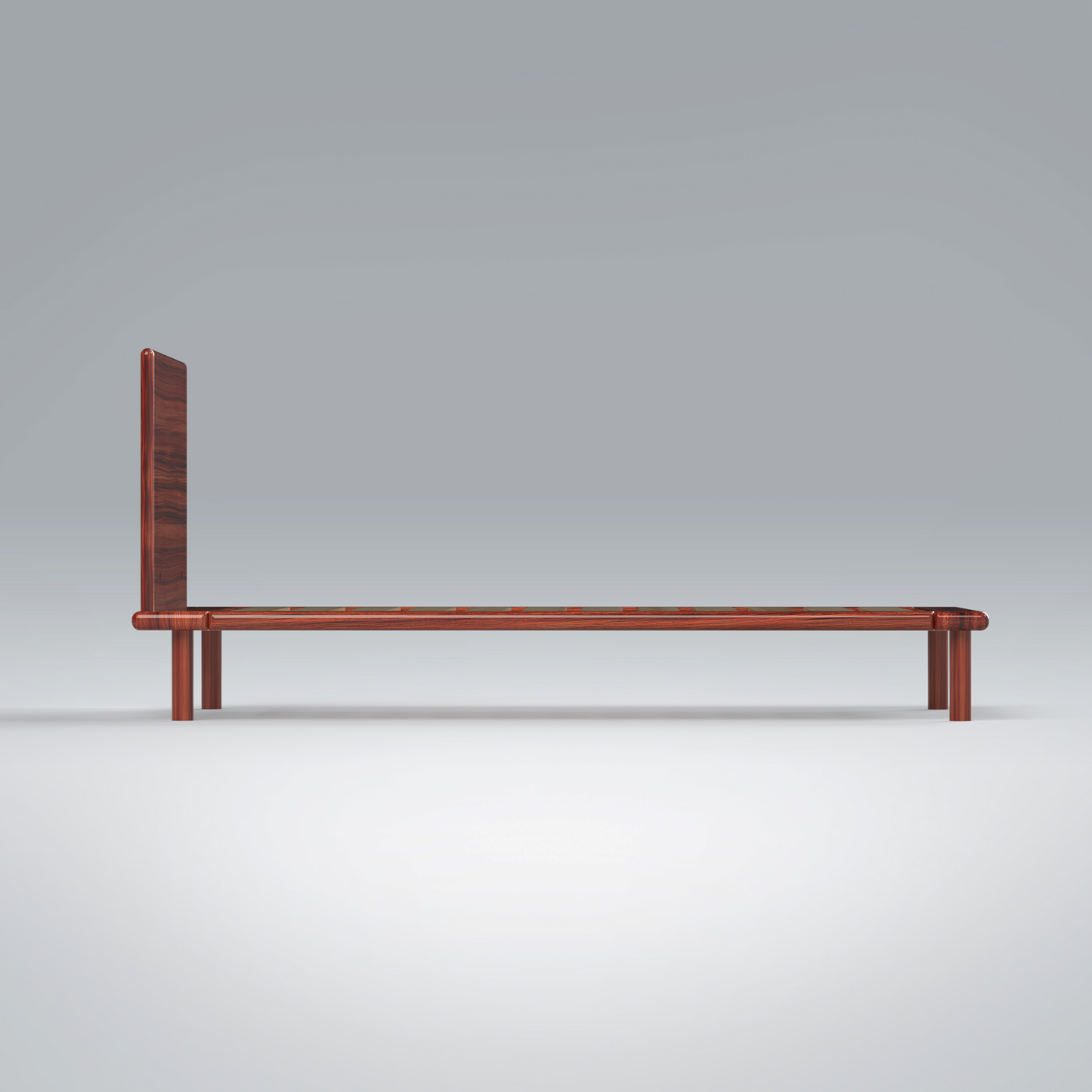 Platform Bed No. 4 with Headboard