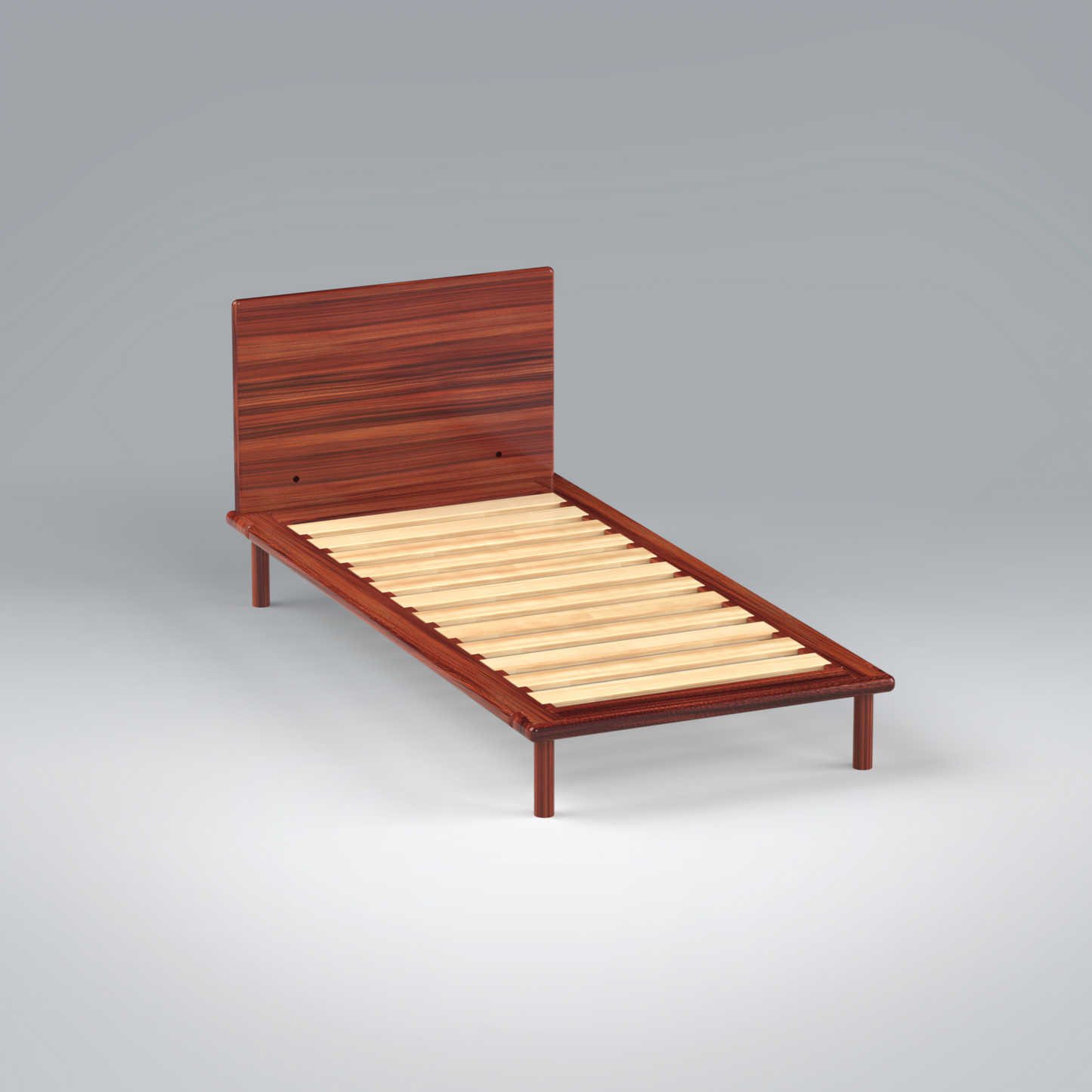 Platform Bed No. 4 with Headboard
