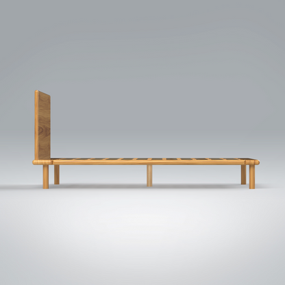 Platform Bed No. 4 with Headboard