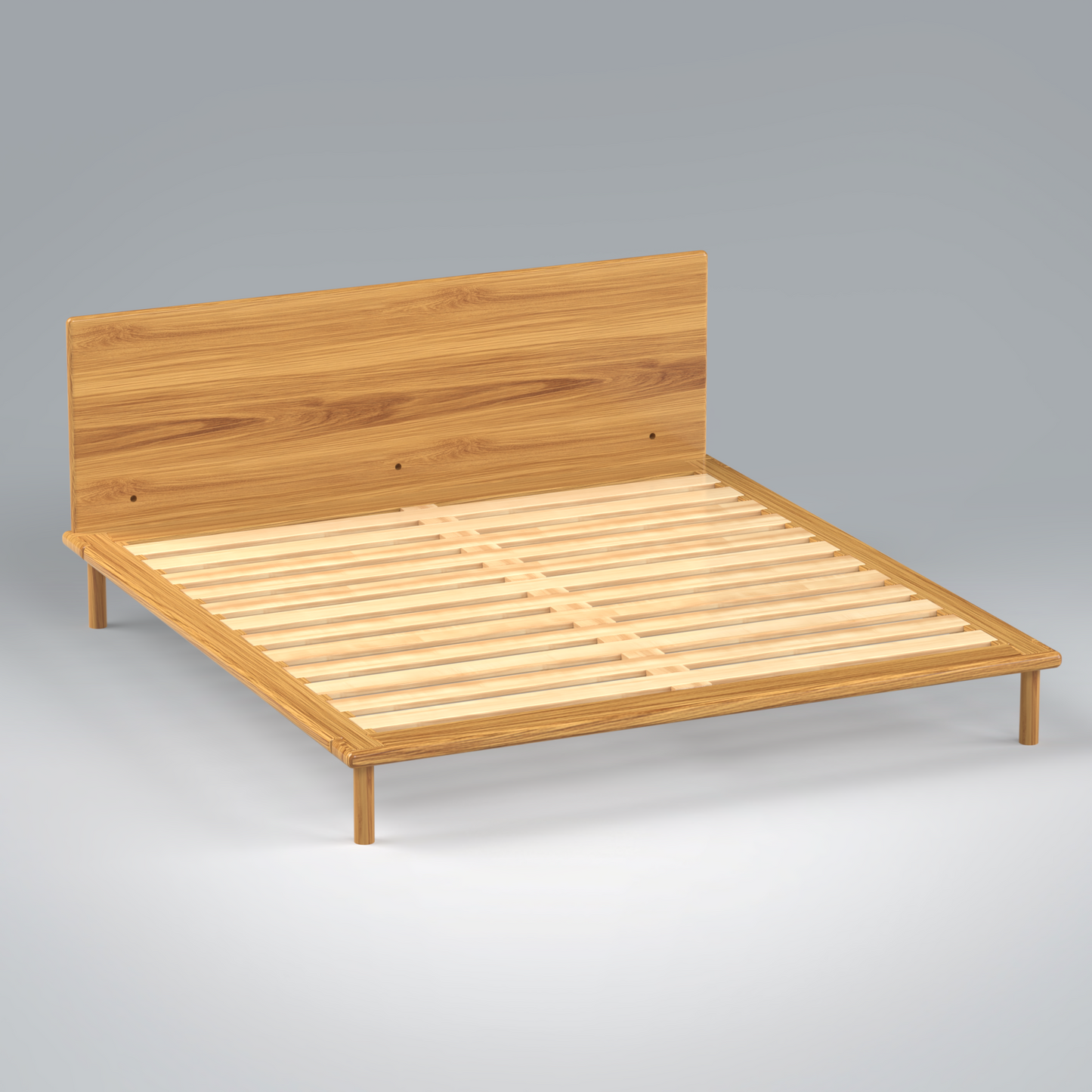 Platform Bed No. 4 with Headboard