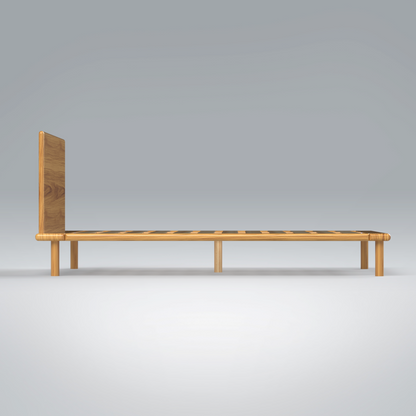 Platform Bed No. 4 with Headboard