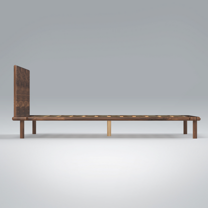 Platform Bed No. 4 with Headboard