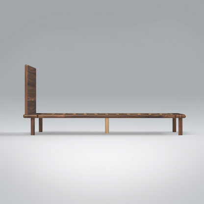 Platform Bed No. 4 with Headboard