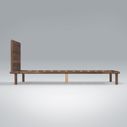 Platform Bed No. 4 with Headboard