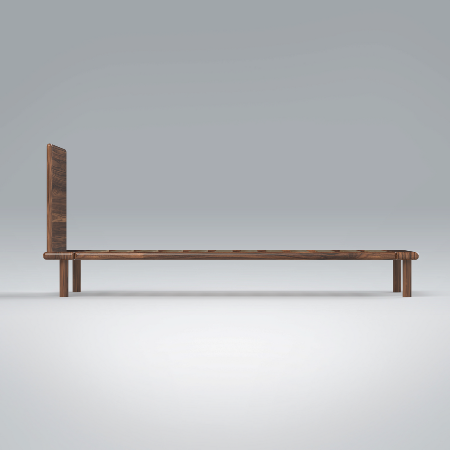 Platform Bed No. 4 with Headboard