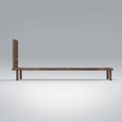 Platform Bed No. 4 with Headboard