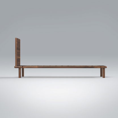 Platform Bed No. 4 with Headboard