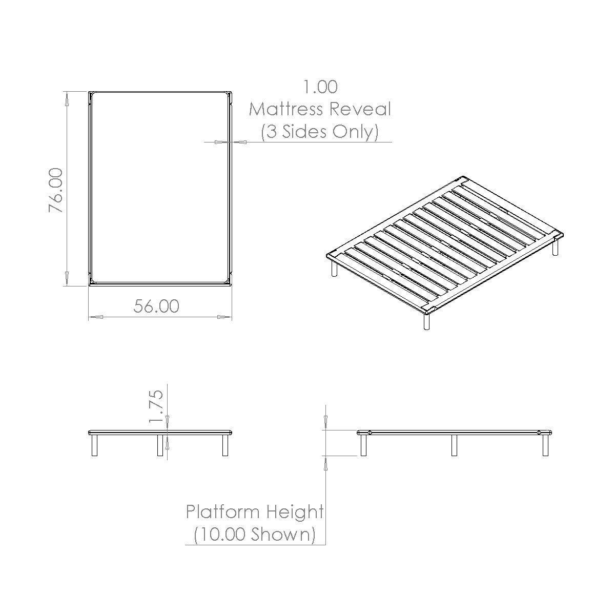 Platform Bed No. 4