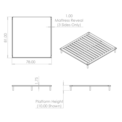 Platform Bed No. 4