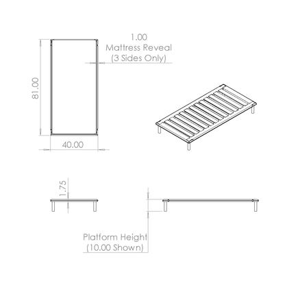 Platform Bed No. 4