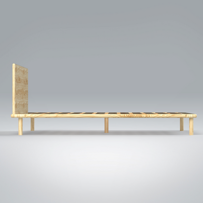 Platform Bed No. 4 with Headboard