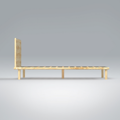 Platform Bed No. 4 with Headboard
