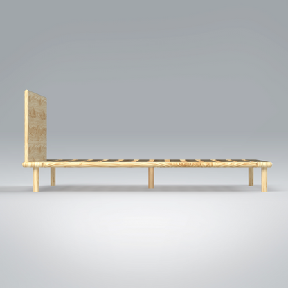 Platform Bed No. 4 with Headboard