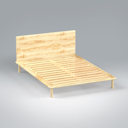 Platform Bed No. 4 with Headboard