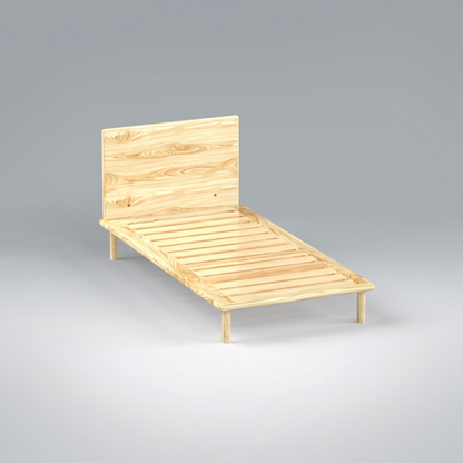 Platform Bed No. 4 with Headboard