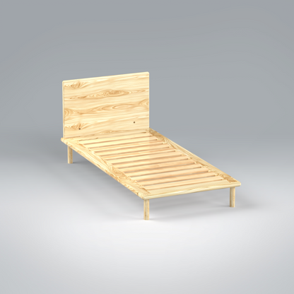 Platform Bed No. 4 with Headboard