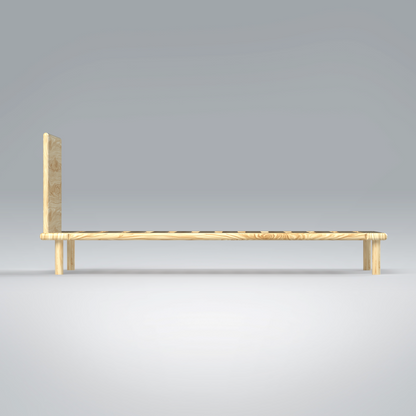 Platform Bed No. 4 with Headboard