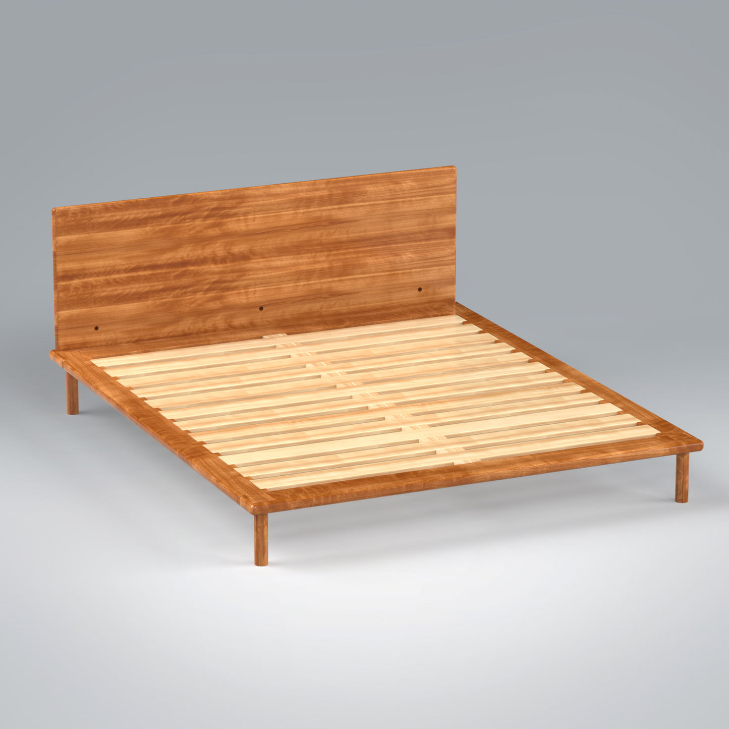 Platform Bed No. 4 with Headboard