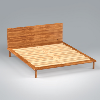 Platform Bed No. 4 with Headboard