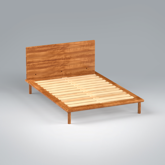 Platform Bed No. 4 with Headboard