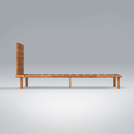 Platform Bed No. 4 with Headboard