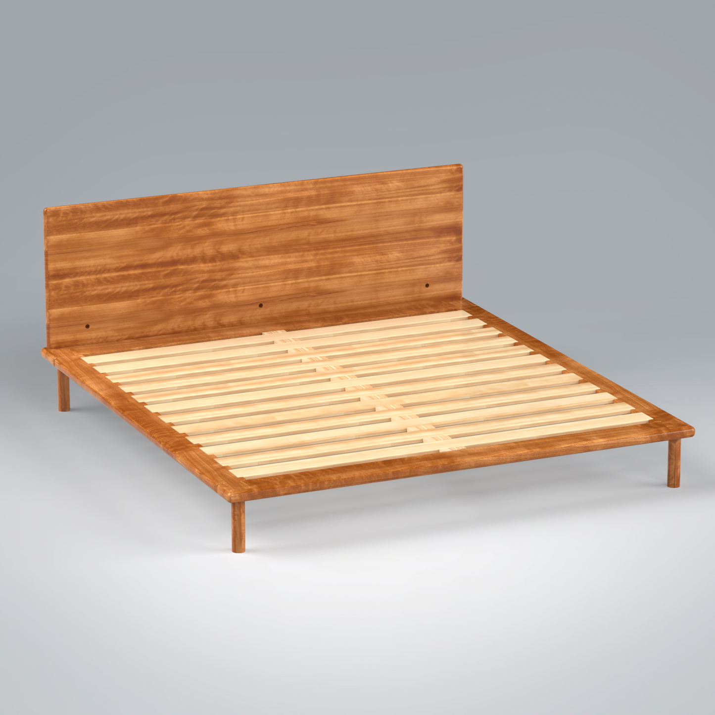 Platform Bed No. 4 with Headboard