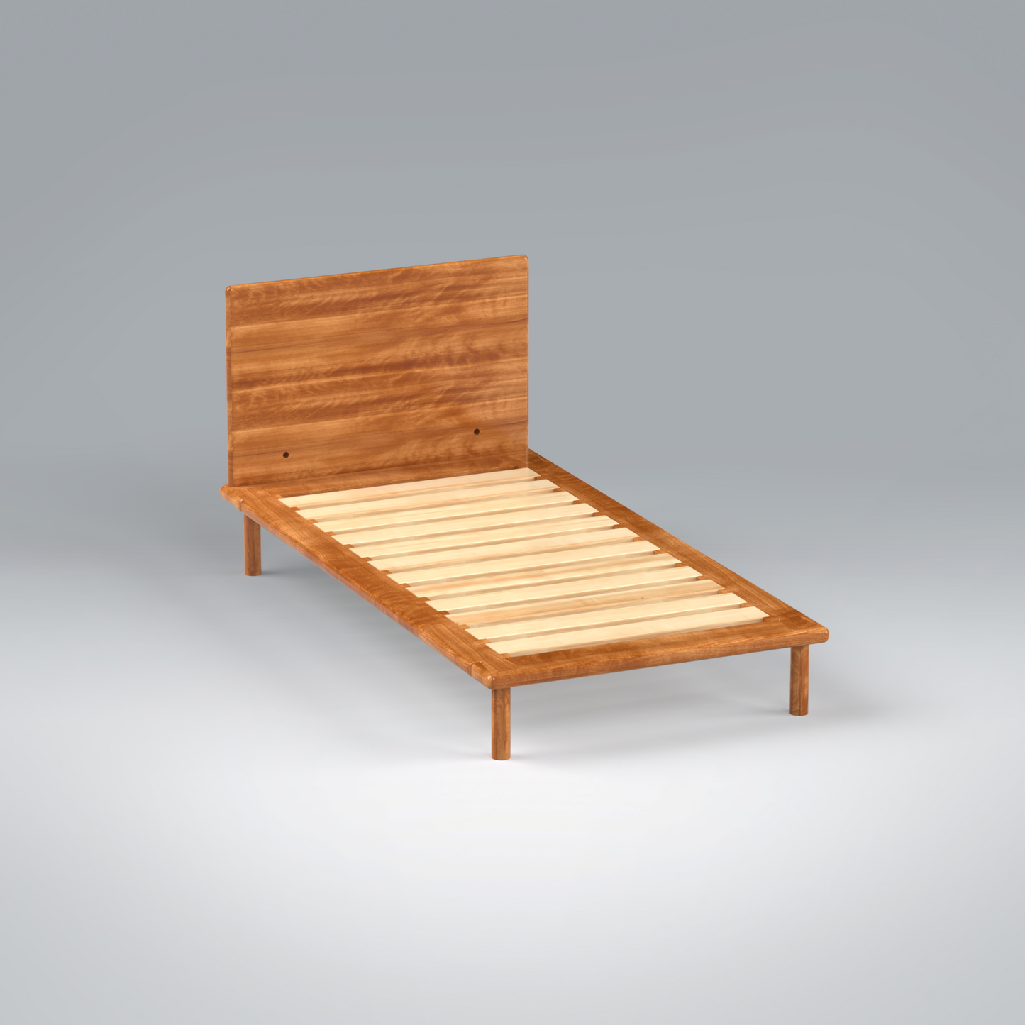 Platform Bed No. 4 with Headboard