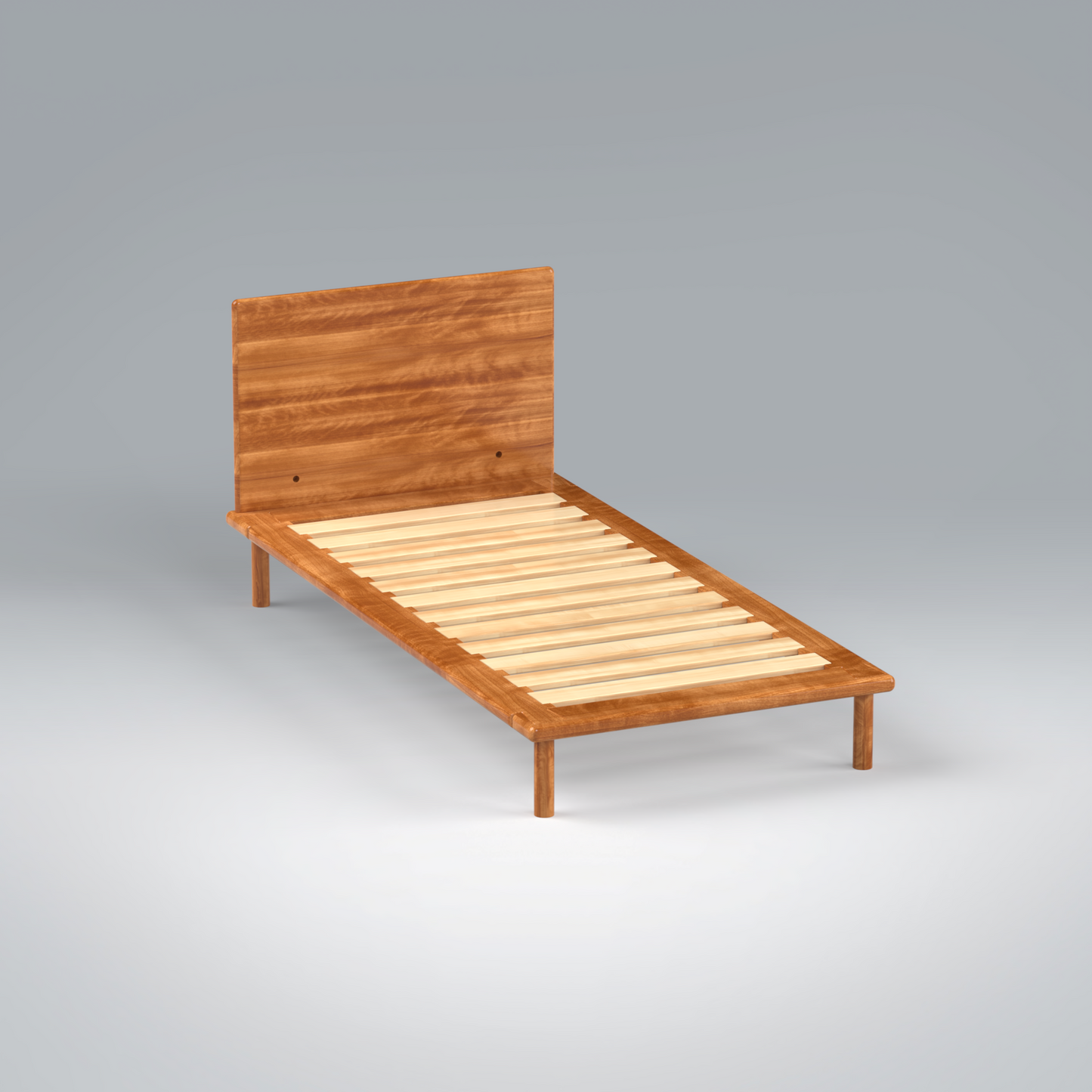 Platform Bed No. 4 with Headboard