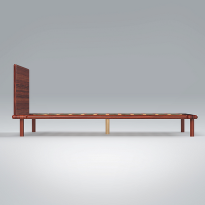 Platform Bed No. 4 with Headboard