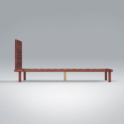Platform Bed No. 4 with Headboard