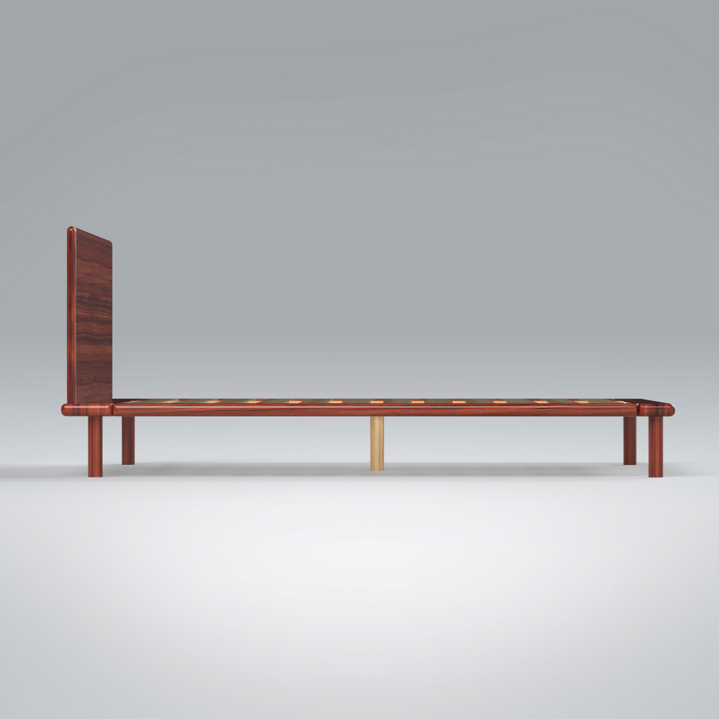 Platform Bed No. 4 with Headboard