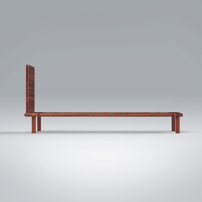 Platform Bed No. 4 with Headboard