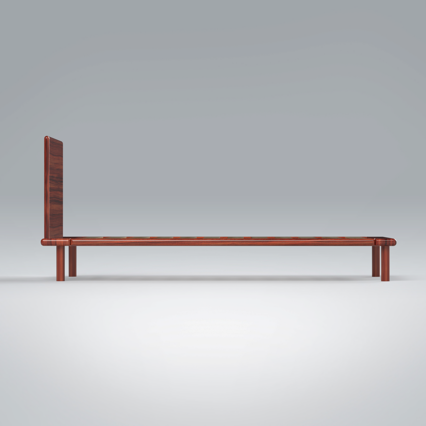 Platform Bed No. 4 with Headboard