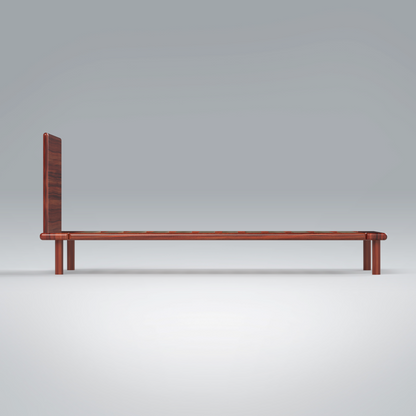 Platform Bed No. 4 with Headboard