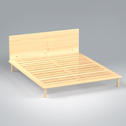 Platform Bed No. 4 with Headboard
