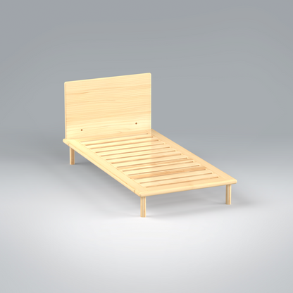 Platform Bed No. 4 with Headboard