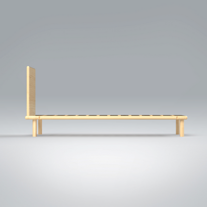 Platform Bed No. 4 with Headboard