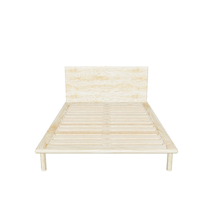 Platform Bed No. 4 with Headboard