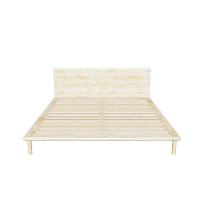 Platform Bed No. 4 with Headboard
