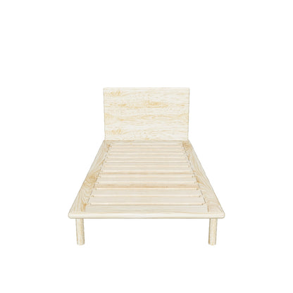 Platform Bed No. 4 with Headboard