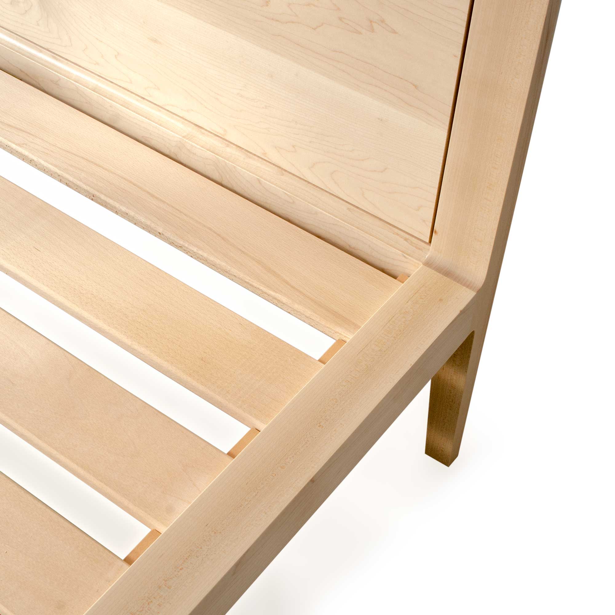 Maple Platform Bed No 1 Heirloom, Solid Hardwood Platform Bed Frame