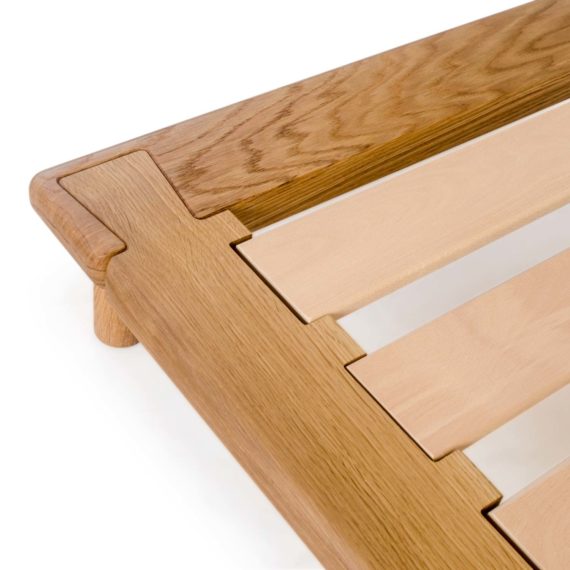 modern wood platform bed - no4 bed in oak
