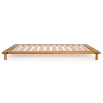 modern wood platform bed - no4 bed in oak